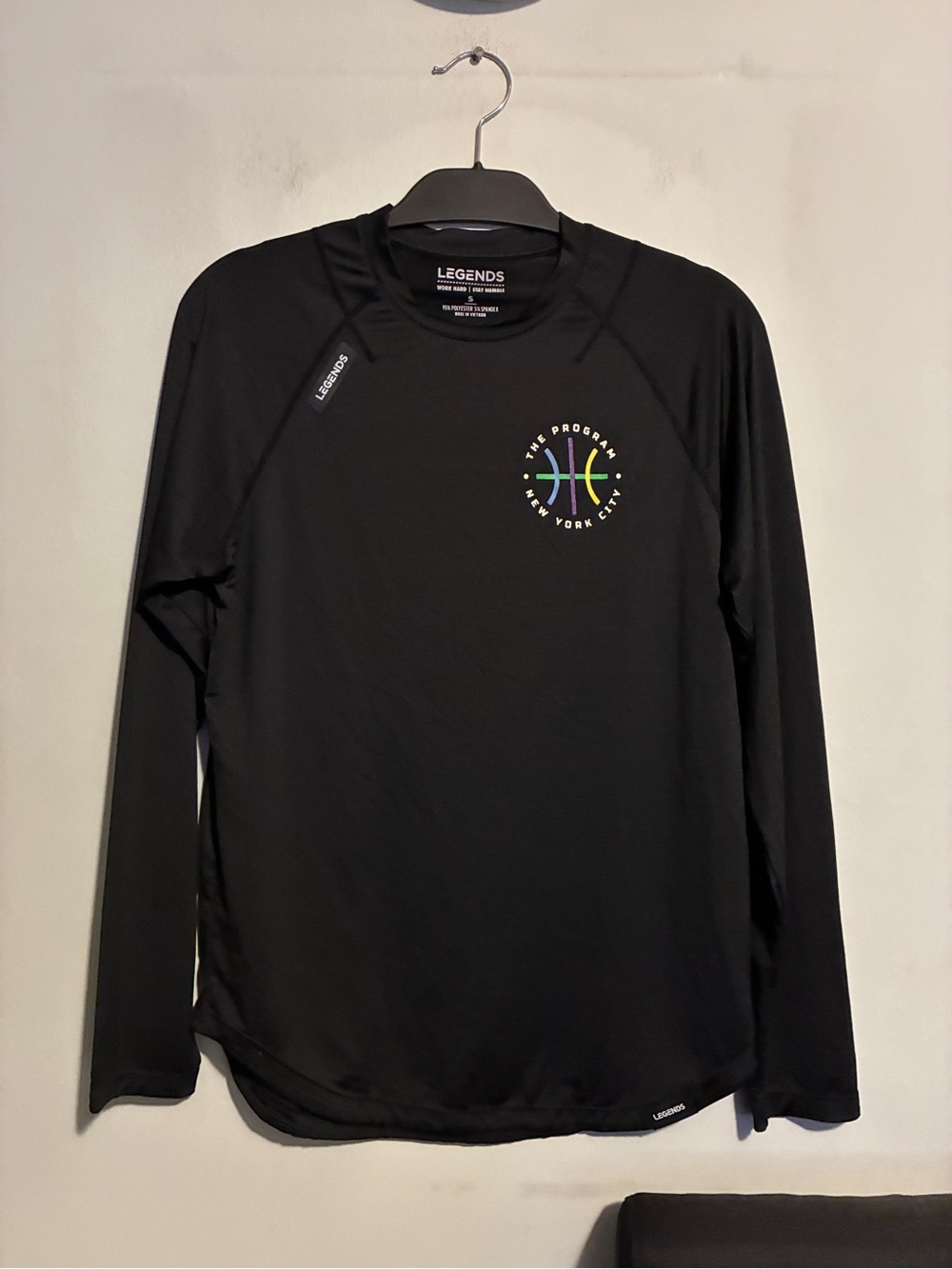 Legends The Program NYC Men’s Black Long-Sleeve Athletic Tee